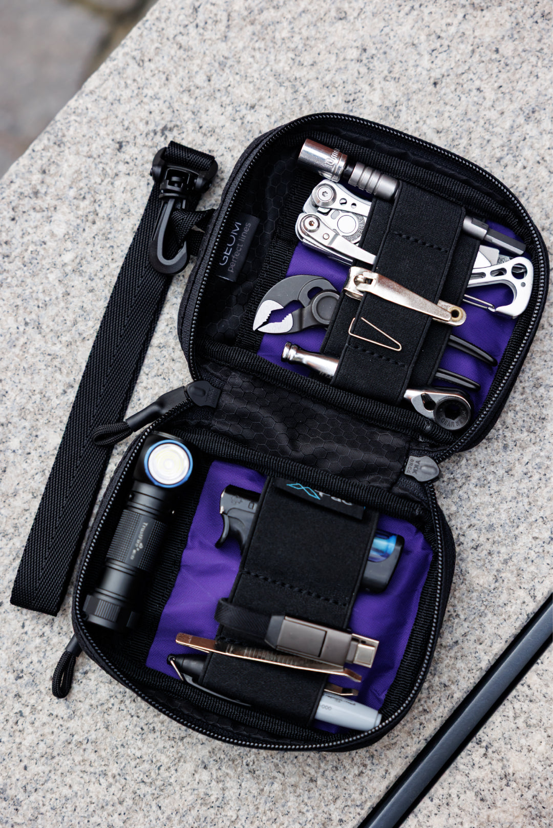 Organizer Pouch Cordura Zipper Pouch Wiha 91472 Cordura Utility Organizer Zipper Pouch – Haus Of Tools