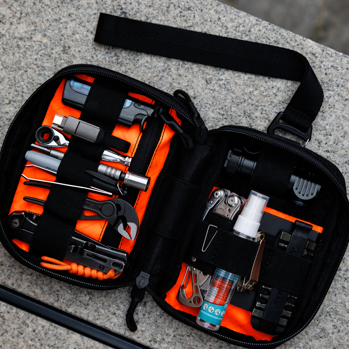 EDC zip pouch L GEOM Unit