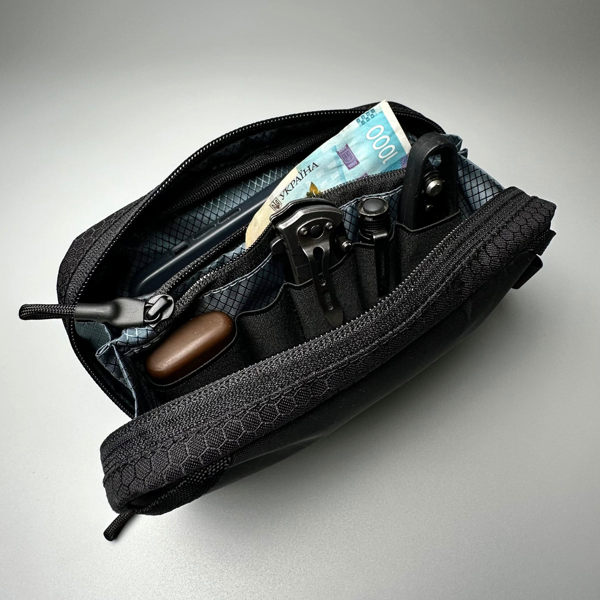 EDC Zip Pouch X-Pac VX21 GEOM Stride