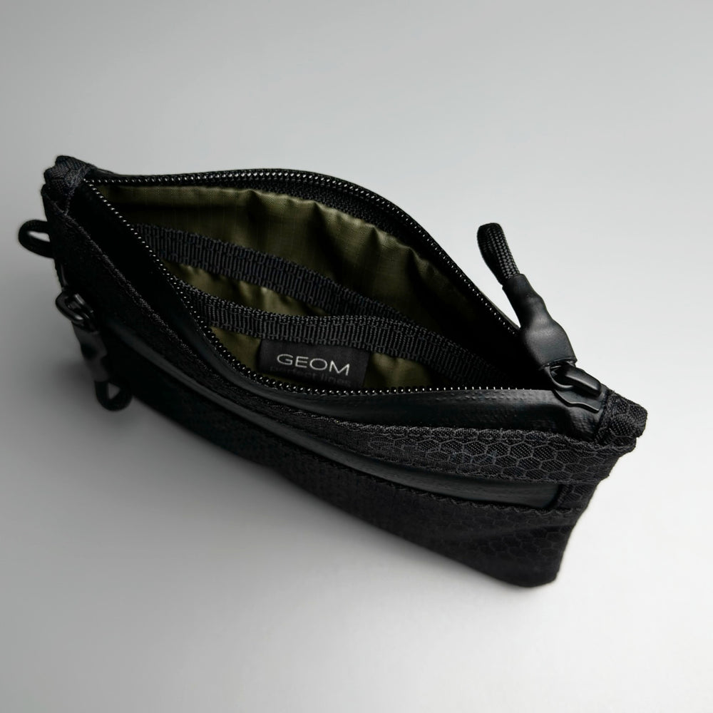 Minimalist EDC Zip Wallet Cordura Hex GEOM Will
