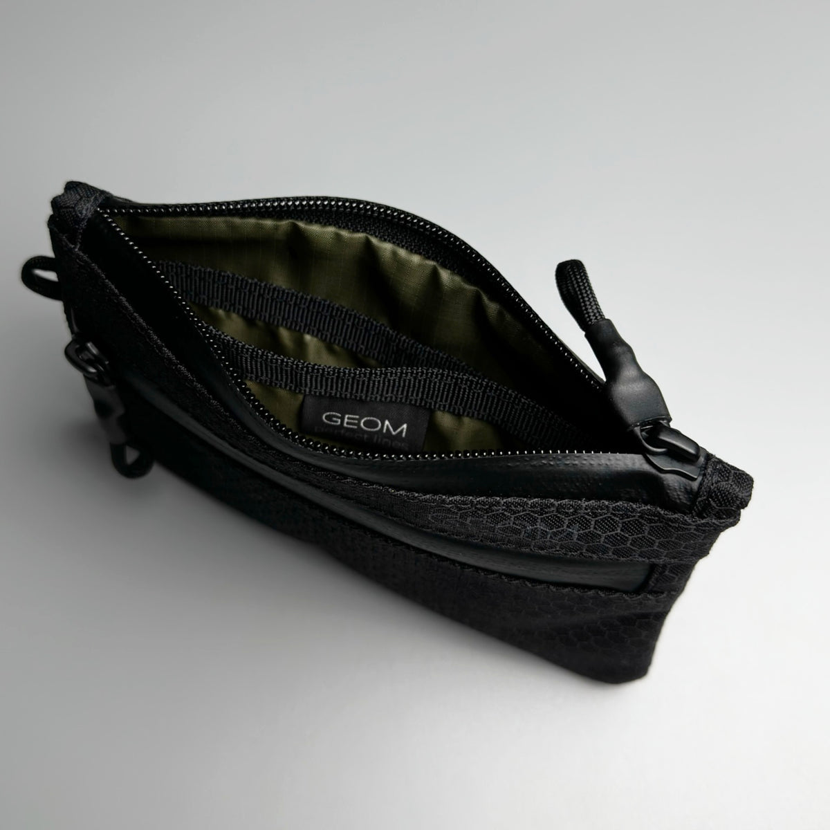 Minimalist EDC Zip Wallet Cordura Hex GEOM Will