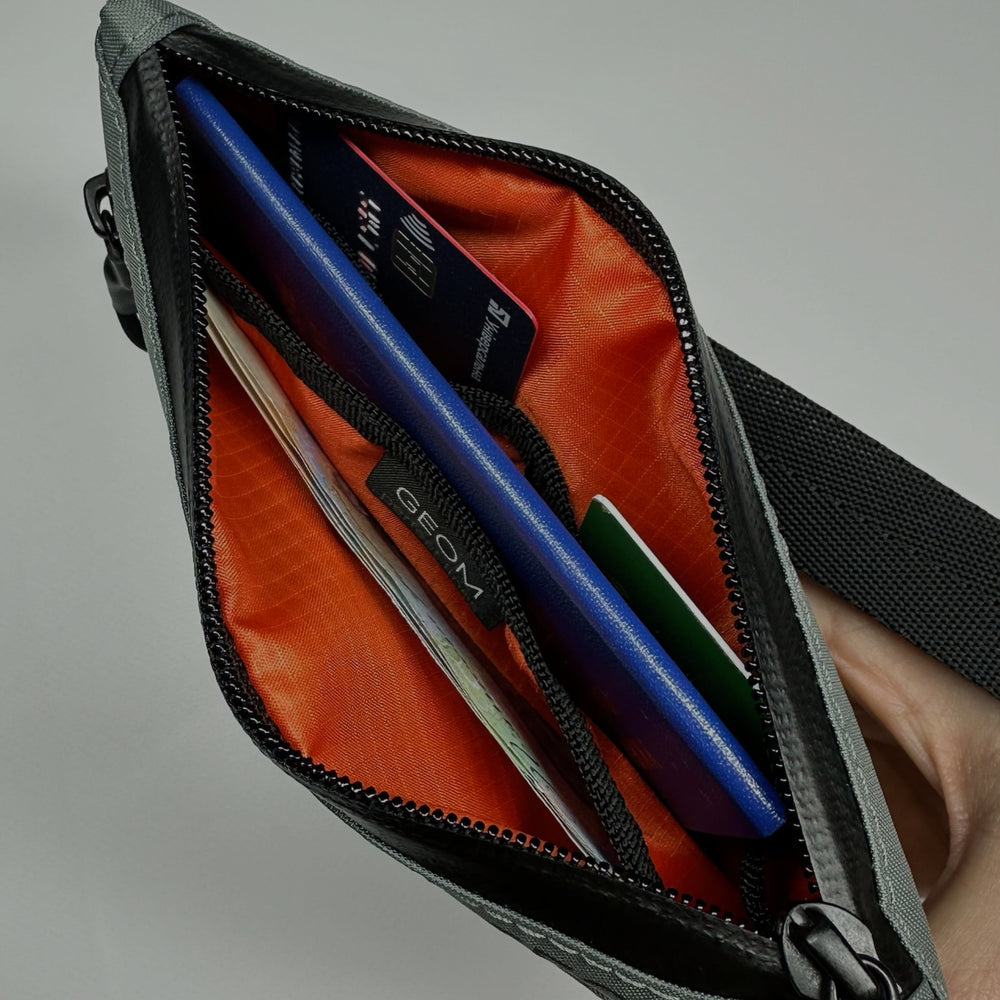 EDC Travel Wallet Waterproof X-Pac VX21 Zip Organizer GEOM Clutch