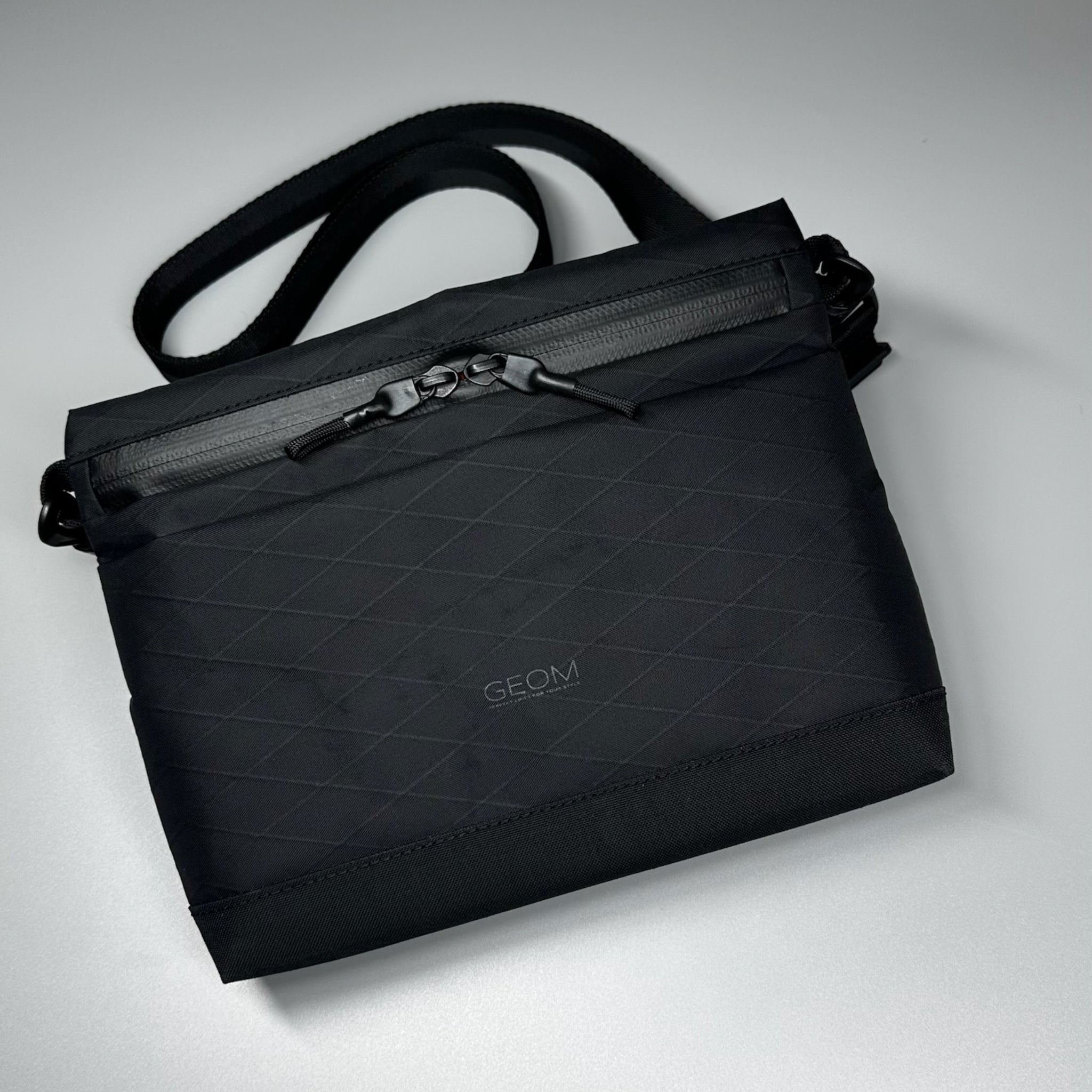 Handcrafted X-Pac® Sacoche Bag | Waterproof Tech Crossbody – GEOM