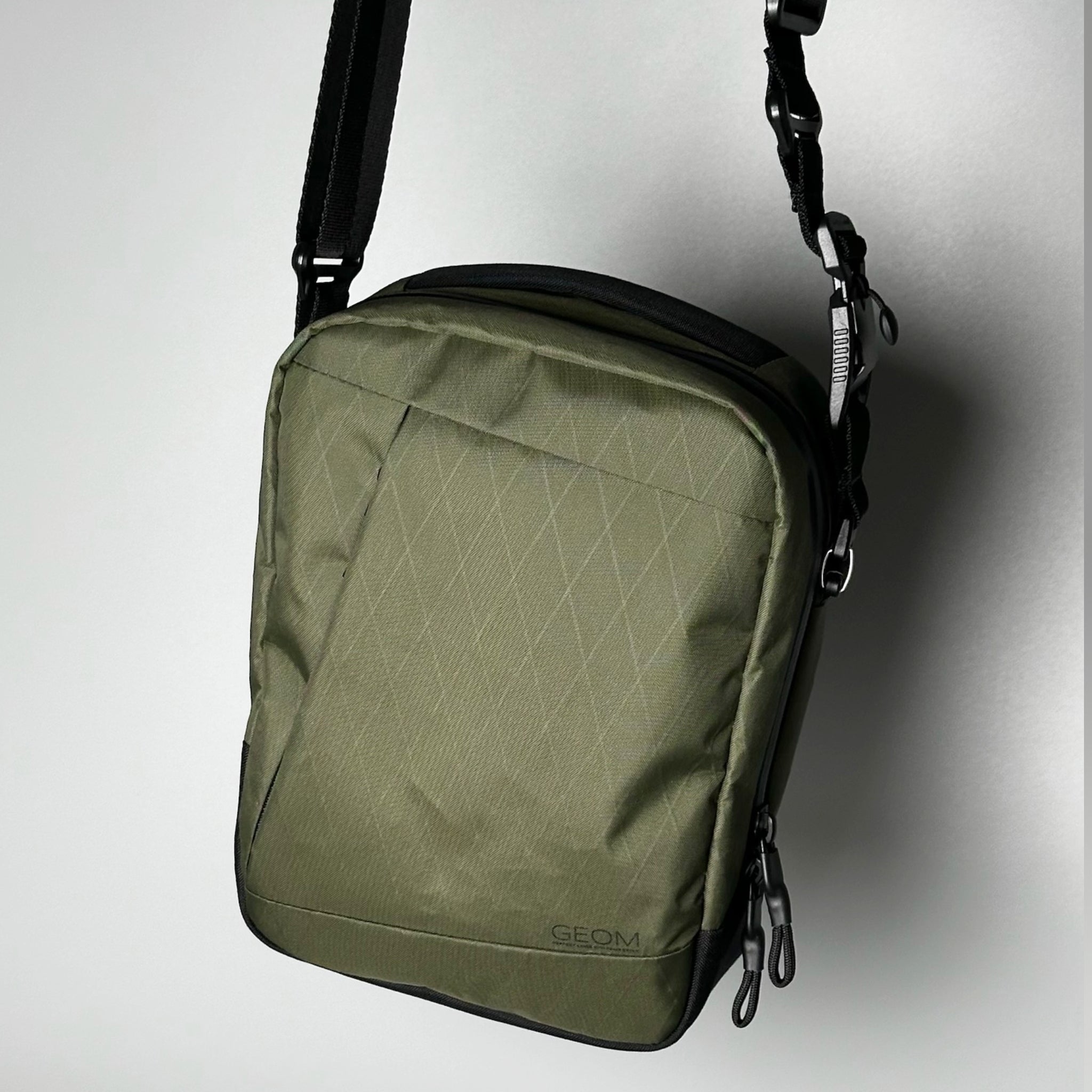 Handcrafted X-Pac® Vertical Messenger Bag | Waterproof Crossbody