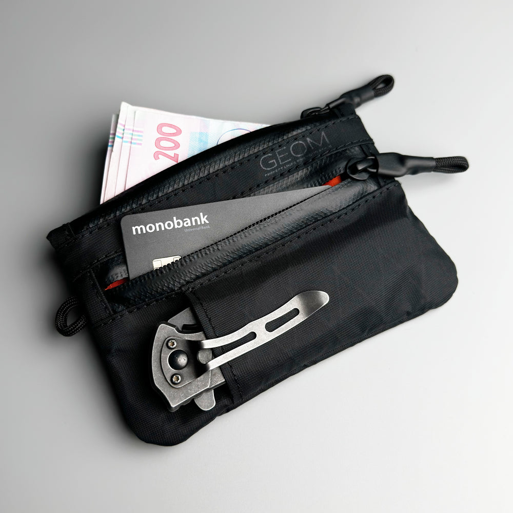 Minimalist Zip Wallet X-Pac VX21 EDC Card Holder Pouch GEOM Will Mini