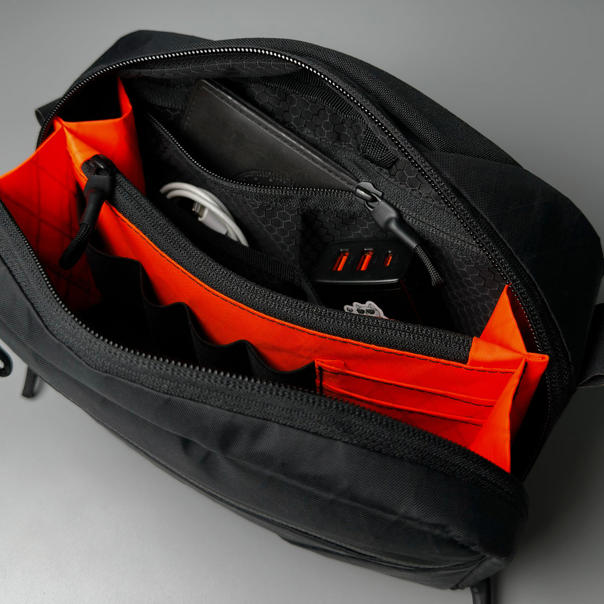 Waterproof EDC Sling Bag X-Pac VX21 Tech Organizer GEOM Staffed