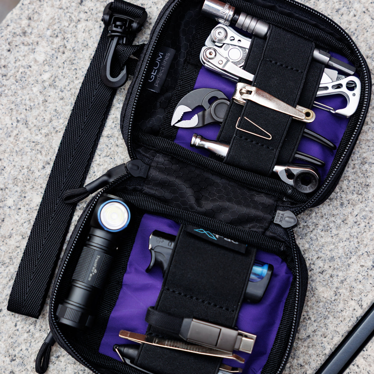 Pouch EDC organizer M GEOM Unit