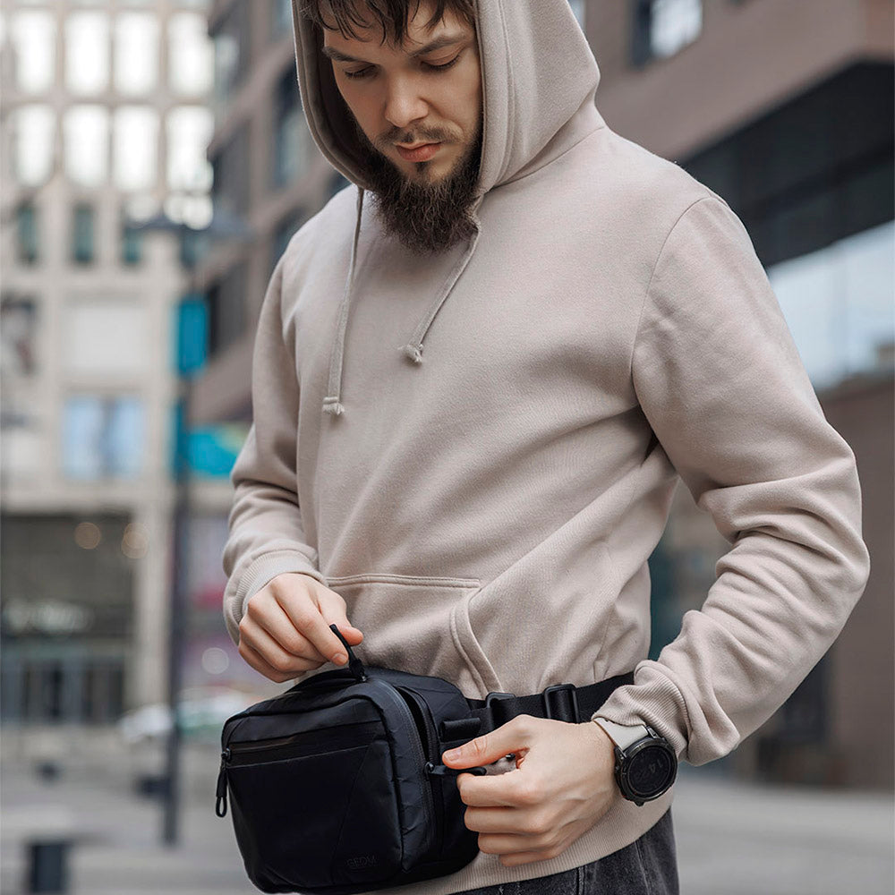 Waterproof EDC Sling Bag X-Pac VX21 Tech Organizer GEOM Staffed