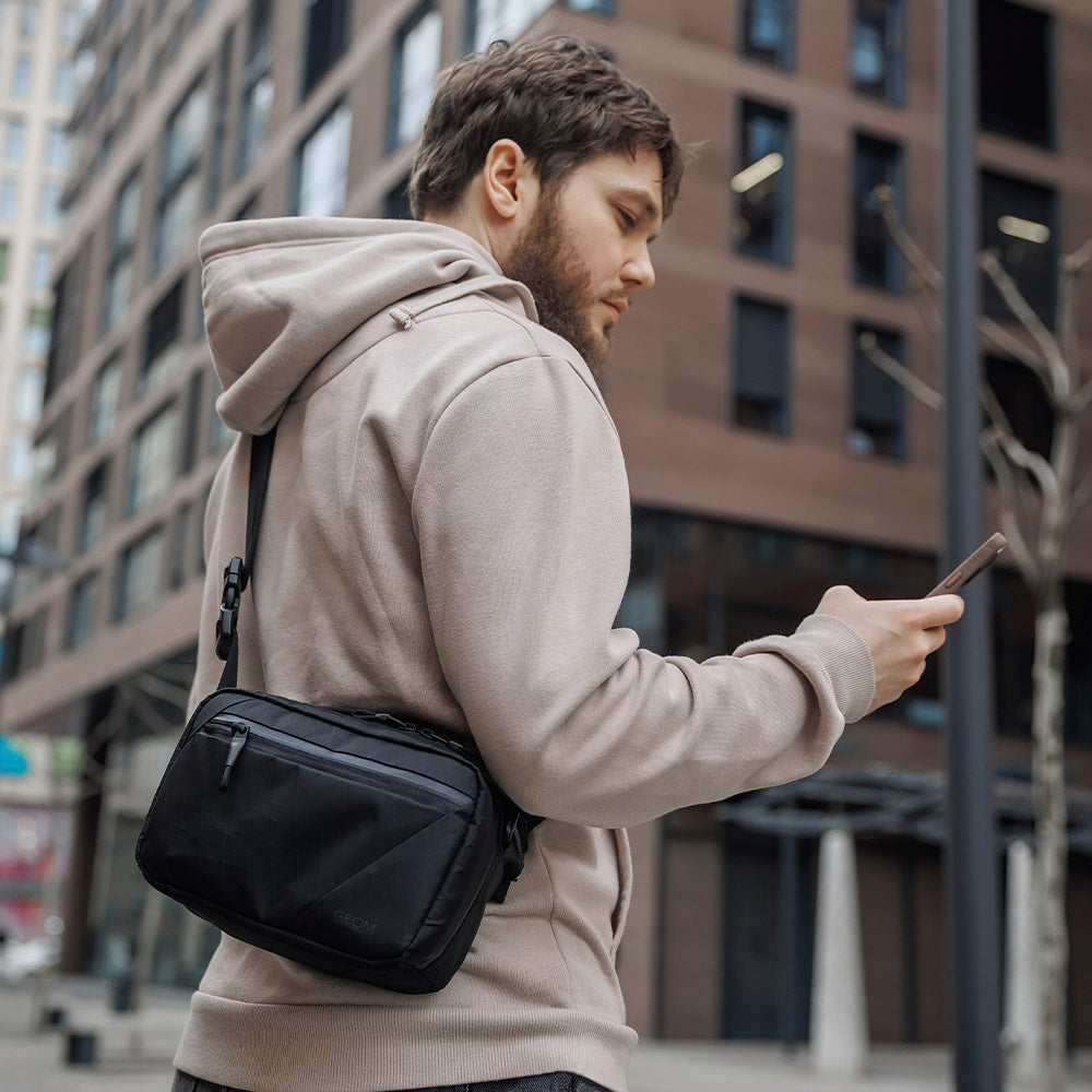 Waterproof EDC Sling Bag X-Pac VX21 Tech Organizer GEOM Staffed